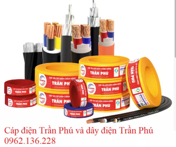 Cáp điện Trần Phú và dây điện Trần Phú